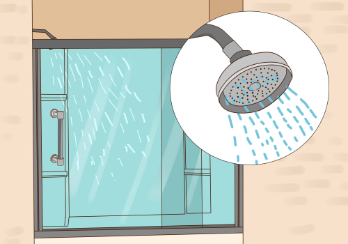 How long does it take to install a glass shower door?